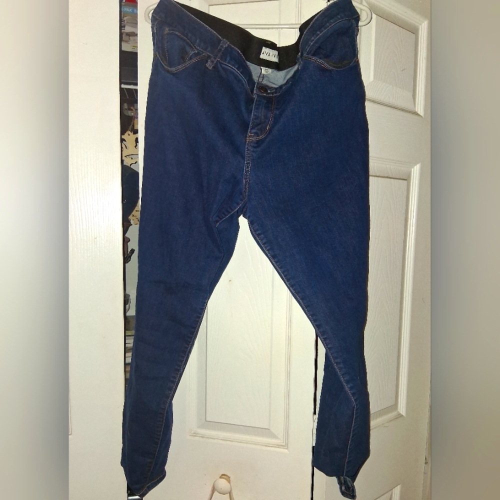 Dark Blue Denim Jeans